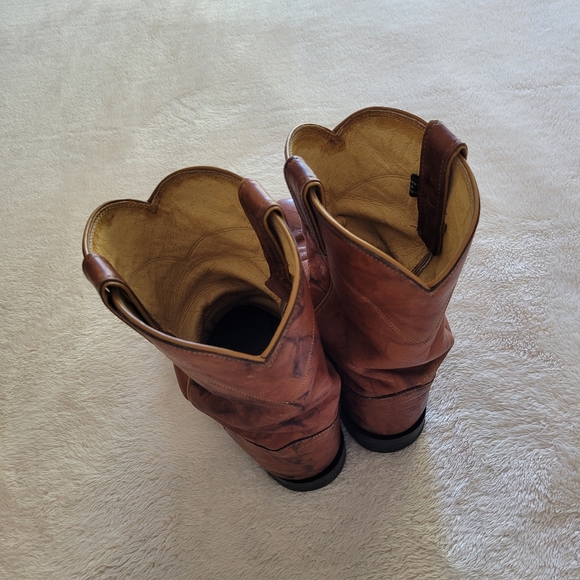 Justin Jackson Boots, Men's Size 9.5 EE (Wide) - Chestnut - Picture 5 of 10